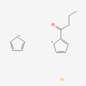 molecular formula C14H16FeO B13727242 Butyroferrocene 