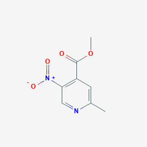 molecular formula C8H8N2O4 B137273 Methyl 2-methyl-5-nitroisonicotinate CAS No. 139004-86-7