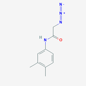 molecular formula C10H12N4O B1372736 2-azido-N-(3,4-dimethylphenyl)acetamide CAS No. 1160748-28-6