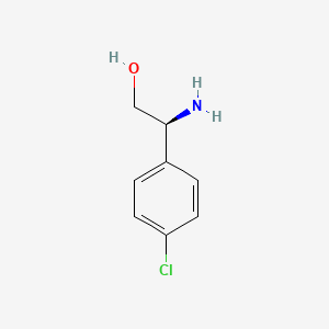 molecular formula C8H10ClNO B1372739 (S)-2-Amino-2-(4-chlorophenyl)ethanol CAS No. 191109-51-0