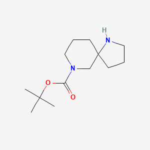 molecular formula C13H24N2O2 B1372740 Tert-butyl 1,7-diazaspiro[4.5]decane-7-carboxylate CAS No. 939793-21-2