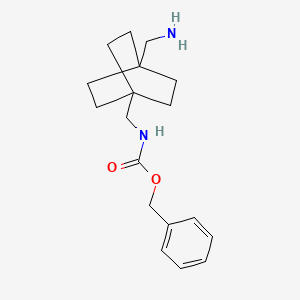 molecular formula C18H26N2O2 B13727433 Benzyl ((4-(aminomethyl)bicyclo[2.2.2]octan-1-yl)methyl)carbamate 