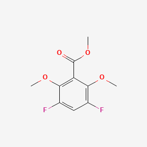 molecular formula C10H10F2O4 B13727469 Methyl 3,5-Difluoro-2,6-dimethoxybenzoate 