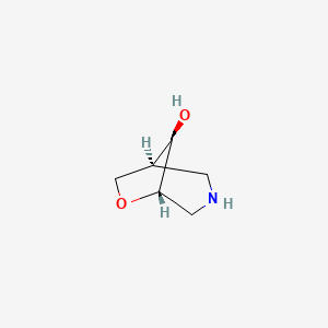 molecular formula C6H11NO2 B13727551 endo-8-Hydroxy-6-oxa-3-azabicyclo[3.2.1]octane 