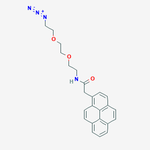 molecular formula C24H24N4O3 B13727564 Pyrene azide 2 