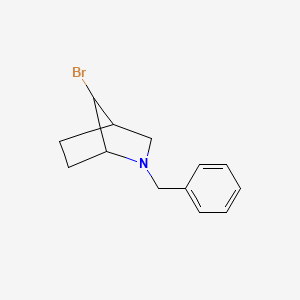 molecular formula C13H16BrN B1372758 2-Benzyl-7-bromo-2-azabicyclo[2.2.1]heptane CAS No. 312954-53-3