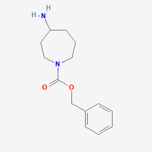 molecular formula C14H20N2O2 B1372759 4-Amino-1-Cbz-azepane CAS No. 885966-14-3