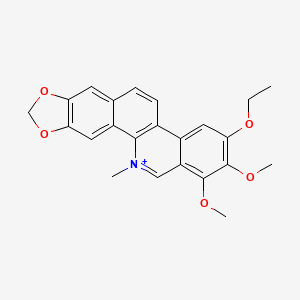 molecular formula C23H22NO5+ B13727646 9-Ethoxychelerythrine 