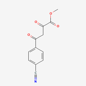 Methyl 4-(4-cyanophenyl)-2,4-dioxobutanoate