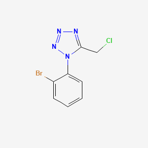 1-(2-bromophenyl)-5-(chloromethyl)-1H-1,2,3,4-tetrazole