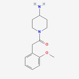 1-(4-Aminopiperidin-1-yl)-2-(2-methoxyphenyl)ethan-1-one