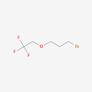 molecular formula C5H8BrF3O B1372782 1-Bromo-3-(2,2,2-trifluoroethoxy)propane CAS No. 1152515-05-3