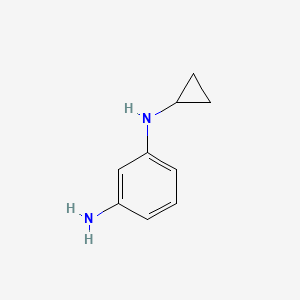 1-N-cyclopropylbenzene-1,3-diamine