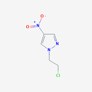 molecular formula C5H6ClN3O2 B1372788 1-(2-chloroethyl)-4-nitro-1H-pyrazole CAS No. 1152524-12-3