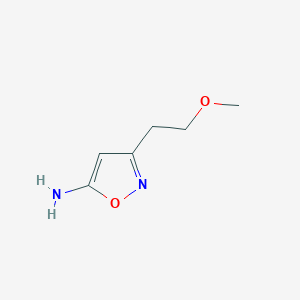 3-(2-Methoxyethyl)-1,2-oxazol-5-amine
