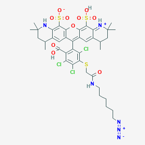 molecular formula C40H45Cl3N6O10S3 B13727977 APDye 546 Azide 