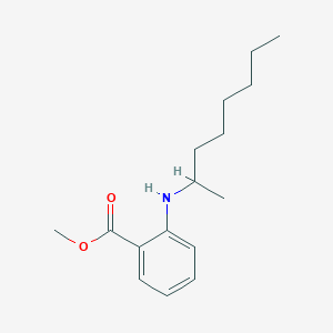 molecular formula C16H25NO2 B1372798 Methyl 2-[(octan-2-yl)amino]benzoate CAS No. 1094420-45-7