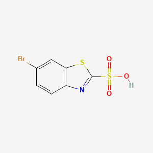 6-Bromobenzo[d]thiazole-2-sulfonic acid