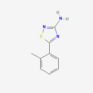 5-(2-Methylphenyl)-1,2,4-thiadiazol-3-amine