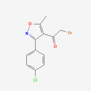2-Bromo-1-[3-(4-chloro-phenyl)-5-methyl-isoxazol-4-yl]-ethanone