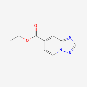 molecular formula C9H9N3O2 B13728111 Ethyl [1,2,4]Triazolo[1,5-a]pyridine-7-carboxylate 