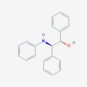 molecular formula C20H19NO B13728220 (1S,2R)-2-anilino-1,2-diphenylethanol 