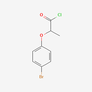 molecular formula C9H8BrClO2 B1372839 2-(4-Bromophenoxy)propanoyl chloride CAS No. 56895-12-6
