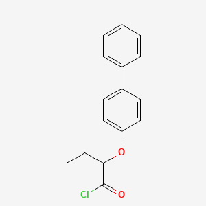 2-(Biphenyl-4-yloxy)butanoyl chloride