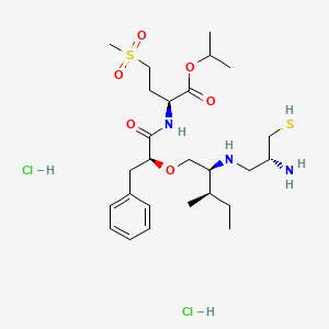 molecular formula C26H47Cl2N3O6S2 B13728473 L-744,832 Dihydrochloride 