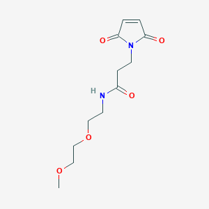 molecular formula C12H18N2O5 B13728792 3-(2,5-Dioxo-2,5-dihydro-1H-pyrrol-1-yl)-N-(2-(2-methoxyethoxy)ethyl)propanamide 