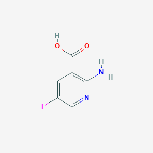 molecular formula C6H5IN2O2 B1372891 2-Amino-5-iodonicotinic acid CAS No. 54400-30-5