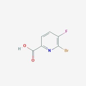molecular formula C6H3BrFNO2 B1372893 6-Bromo-5-fluoropicolinic acid CAS No. 1052714-46-1