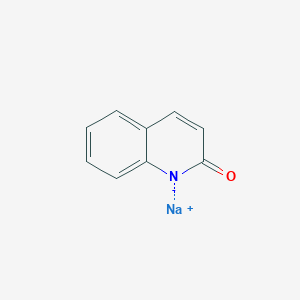 molecular formula C9H6NNaO B13728969 sodium;quinolin-1-id-2-one 