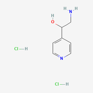 molecular formula C7H11ClN2O B1372906 2-Amino-1-(pyridin-4-yl)ethanol dihydrochloride CAS No. 90345-25-8
