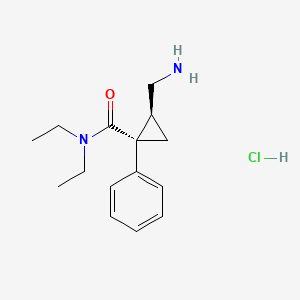 molecular formula C15H23ClN2O B13729077 rac,trans-Milnacipran Hydrochloride 