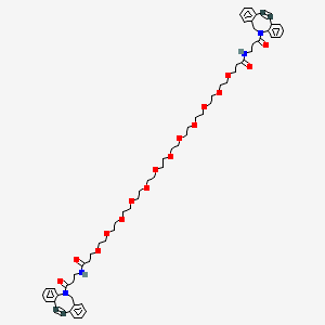 molecular formula C64H82N4O16 B13729080 Dbco-peg12-dbco 