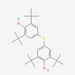 molecular formula C28H42O2S B13729134 Phenol, 4,4'-thiobis[2,6-bis(1,1-dimethylethyl)- CAS No. 4673-51-2