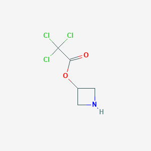 molecular formula C5H6Cl3NO2 B1372920 3-Azetidinyl 2,2,2-trichloroacetate CAS No. 1219956-76-9