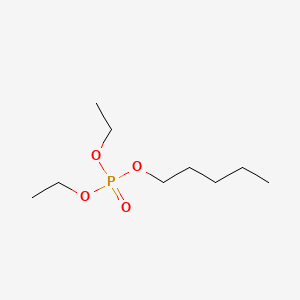 molecular formula C9H21O4P B13729233 Phosphoric acid, diethyl pentyl ester CAS No. 20195-08-8