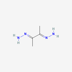 molecular formula C4H10N4 B13729368 Diacetyl dihydrazone CAS No. 3457-52-1