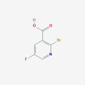 molecular formula C6H3BrFNO2 B1372940 2-Bromo-5-fluoro-nicotinic acid CAS No. 38186-89-9