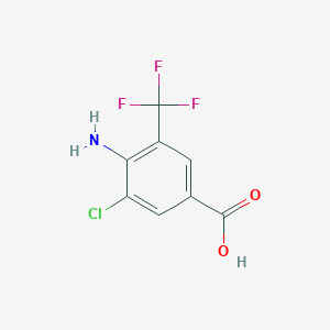 4-amino-3-chloro-5-(trifluoromethyl)benzoic Acid