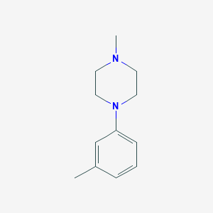 molecular formula C12H18N2 B137296 1-Methyl-4-(3-methylphenyl)piperazine CAS No. 151657-72-6