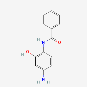 molecular formula C13H12N2O2 B13729629 N-(4-amino-2-hydroxyphenyl)benzamide CAS No. 38880-90-9