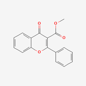 molecular formula C17H12O4 B13729718 methyl 4-oxo-2-phenyl-4H-chromene-3-carboxylate 