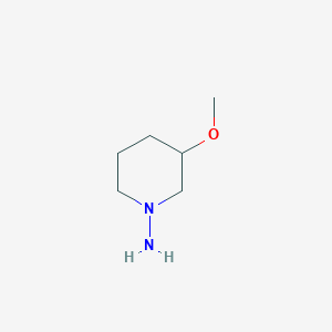 molecular formula C6H14N2O B1372979 3-Methoxypiperidin-1-amine CAS No. 887591-22-2