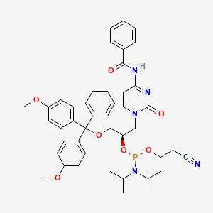 molecular formula C44H50N5O7P B13729803 (R)-GNA-C(Bz)-phosphoramidite 