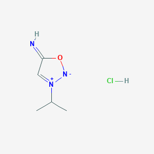 B1372986 5-Amino-3-(1-methylethyl)-1,2,3-oxadiazolium, inner salt hydrochloride CAS No. 5123-98-8