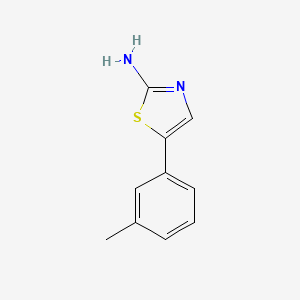 molecular formula C10H10N2S B1372992 5-(3-Methylphenyl)-1,3-thiazol-2-amine CAS No. 1178168-92-7
