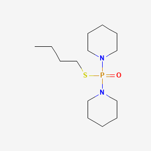 molecular formula C14H29N2OPS B13729962 S-Butyl dipiperidinophosphinothioate CAS No. 28869-81-0